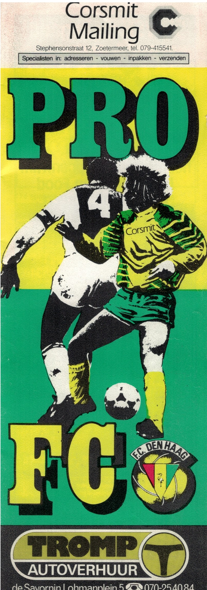 AZ Programma 6-dec-1987 Den Haag uit